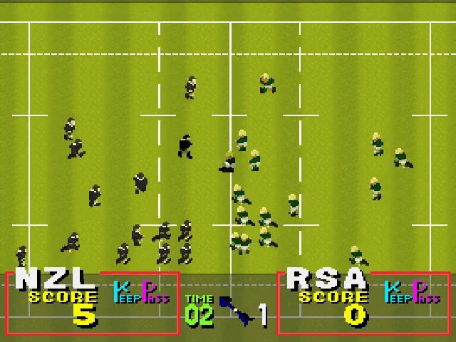 Super Rugby screenshot 3 for Super Famicom